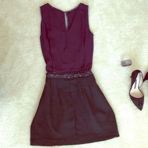 πHPπPurple and black beaded dress - Picture 4 of 8